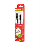 Кабель USB 2.0 to Lightning 1m плоский 2.4 А Cablexpert CCPB-L-USB-10BK, фото 3