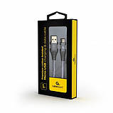 Кабель micro USB 1m Cablexpert Premium CC-USB2B-AMmBM-1M-WB2, фото 3
