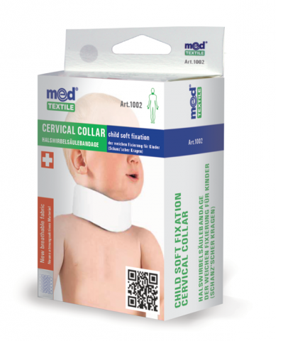Бандаж на шийний  відділ хребта м'якої фіксації дитячий (шина Шанца), фото 1