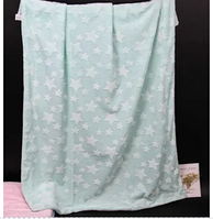 Покривало із зірками світло зелене CLBL 26.solve