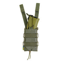 Жорсткий посилений тактичний підсумок KIBORG GU Single Mag Pouch Khaki