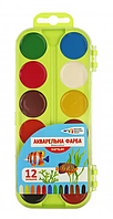 Фарби акварельні "ГАММА-Н" ПЛАСТ "Craft&Joy" 12кольорів (312046/Cr)