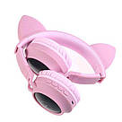 Наушники Bluetooth W39 Cat Ear УШКИ, фото 4