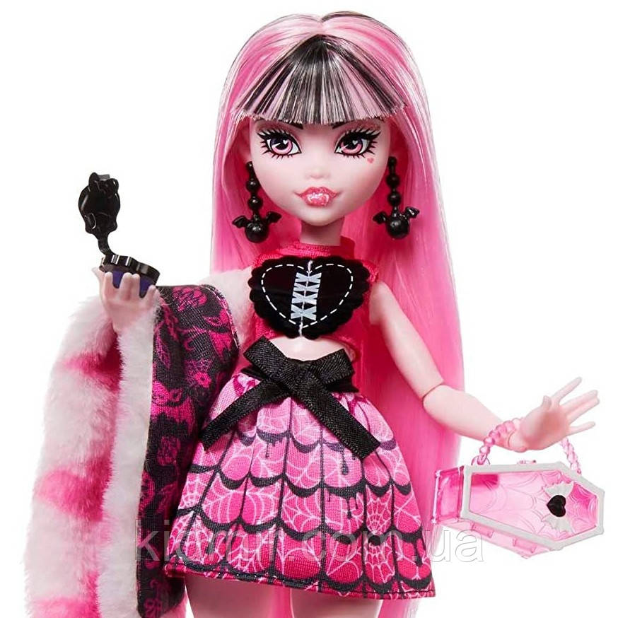 Монстр Хай Дракулаура Лялька Monster High Skulltimate Secrets Fearidescent Series Draculaura HNF73
