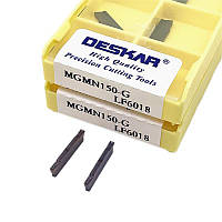 Токарные пластины отрезные 10 шт Deskar MGMN150-G LF6018 ширина реза 1.5 мм, оригинал