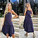 Лляний сарафан із бретелями на зав'язках Розміри: 42, 44, 46, 48, фото 7