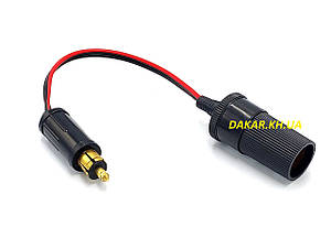 Перехідник гніздо прикурювача — євро штекер