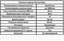 Металевий Секційний паркан Твінго Duos 60/55мм, фото 5