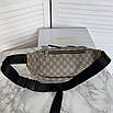 Стильна чоловіча нагрудна сумка (бананка) Gucci, фото 4