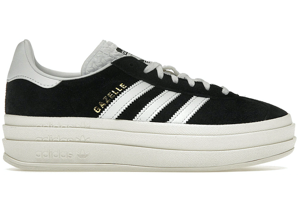 Кросівки Adidas Gazelle Platform Bold Core Black White — HQ6912, фото 1