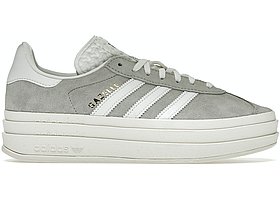 Кросівки Adidas Gazelle Platform Bold Grey White — HQ6893