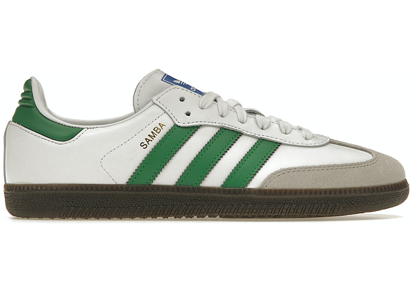 Кросівки Adidas Samba OG Footwear White Green Homme — IG1024, фото 1