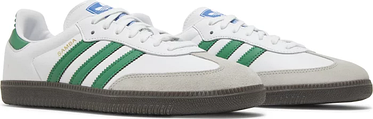 Кросівки Adidas Samba OG Footwear White Green Homme — IG1024, фото 4