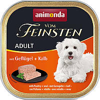 6105 Animonda Vom Feinsten Adult with Poultry + Veal с птицей и телятиной, 150 гр