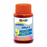 Омега-3 для детей (GOMMES OMEGA 3) 60 жевательных конфет с лимонным вкусом