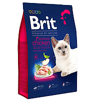 Brit Premium by Nature Sterilized Chicken 300 г корм для стерилизованных кошек Брит Премиум Стерилайзд Курица