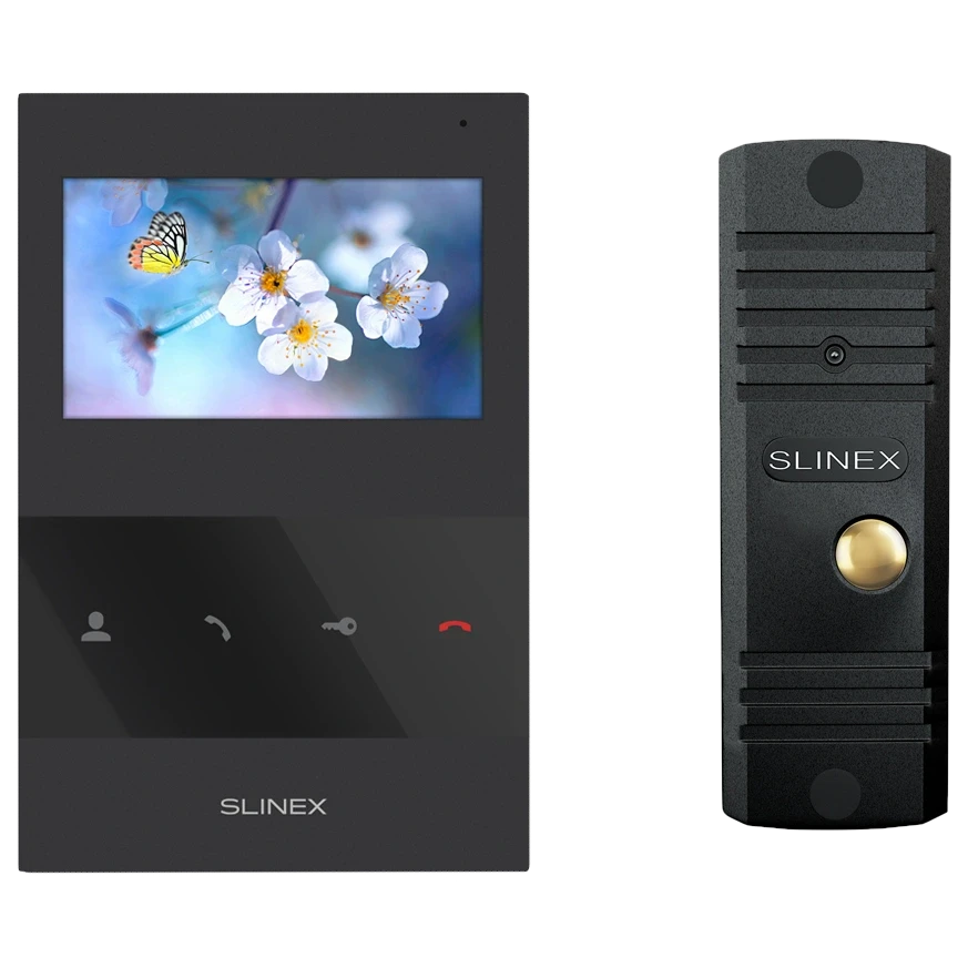Slinex SQ-04(Black)+ML-16НD(Black) Комплект відеодомофону