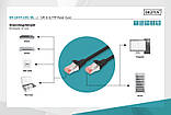Digitus Патч-корд CAT 6 S-FTP, 10м, AWG 27/7, LSZH, чорний, фото 2