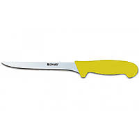Нож обвалочный OSKARD жесткий 200 мм NK 004, желтый