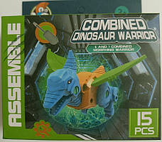 Конструктор на шурупах 292688E "Динозавр Птеродактиль Птерозавр" 15 деталей, викрутка