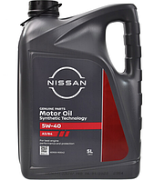 Моторна олива Nissan Motor Oil 5W-40 5л (KE90090042)