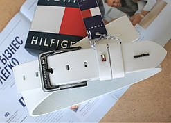 Ремінь Tommy Hilfiger для джинсів білого кольору