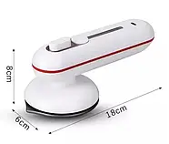 Праска дорожня міні Haeger HG-1265 з тефлоновою підошвою 350W Біла, фото 4