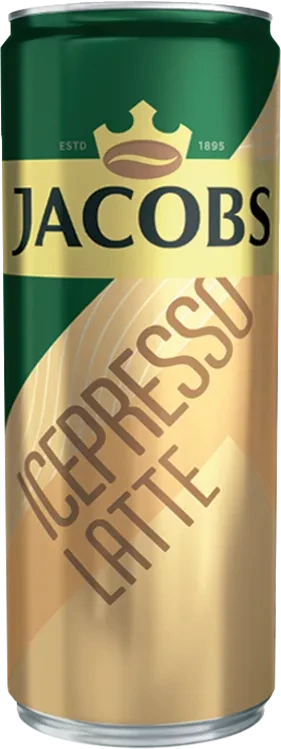 Холодна кава Jacobs IcePresso Latte 250 мл у бляшанці, фото 1