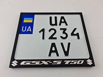 Рамка для монономера Suzuki GSX-S750 black метал