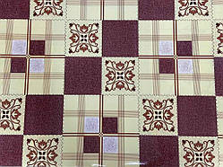 Термосерветка 1-стороння 0,98*0,58м №15 пластик Жовто-коричневі квадрати ТМ Bona Domus