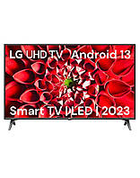 Телевізор LG 45 дюймів UHD Smart TV Android 13 WiFi LED 4К Смарт ТВ