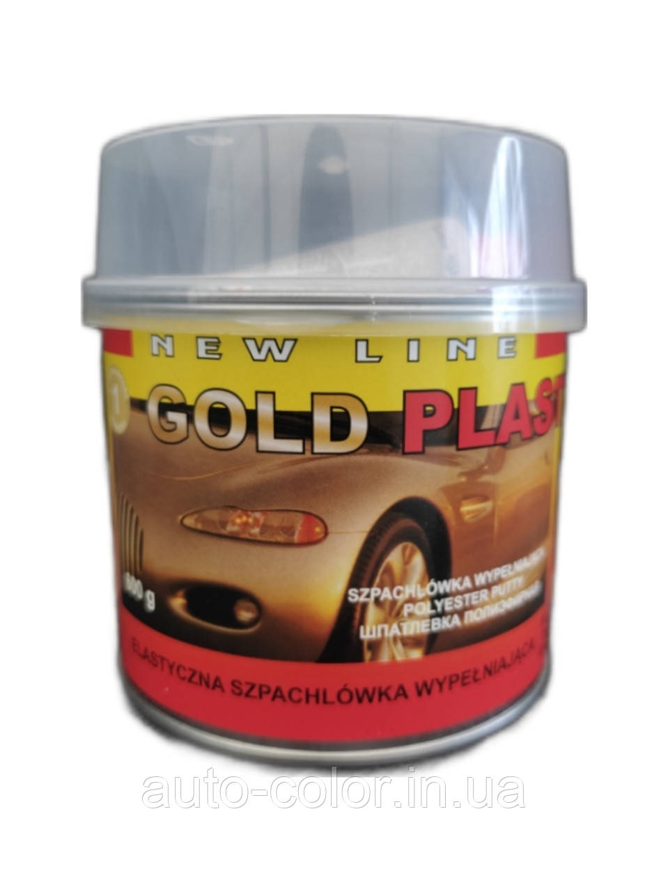 GOLD PLAST шпаклівка поліефірна 600g, фото 1