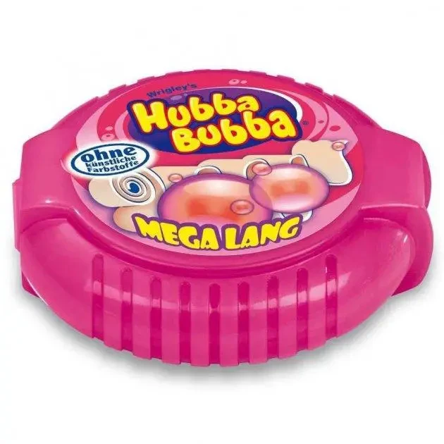 ЖЕВАТЕЛЬНАЯ РЕЗИНКА HUBBA BUBBA СО ВКУСОМ BUBBLE GUM 56 Г