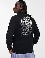 The north face mountain outline back print sweatshirt NF0A86XCKY41 свитшот кофта оригинал реглан - M