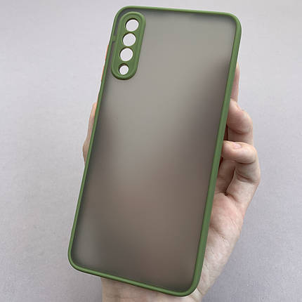 Чохол для Samsung Galaxy A50s чохол Totu із закритою камерою на телефон самсунг а50с зелений tcb, фото 1