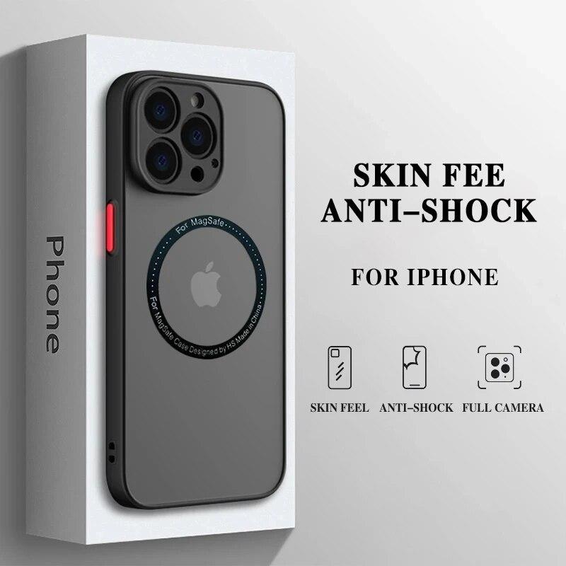 Чохол MagSafe для iPhone 13 Pro , силіконовий чорний чохол для айфон 13 про