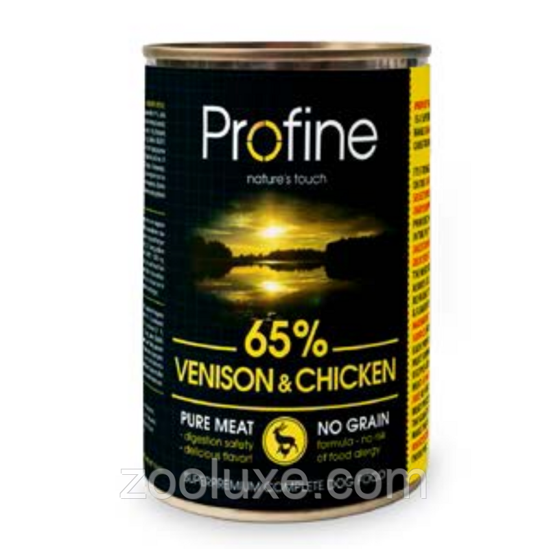 Profine Venison & Chicken 400 г корм для собак у консервах (паштет) Профійн Оленина та Курка