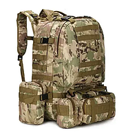 Тактичний рюкзак Мультикам 60 л, рюкзак з підсумками для військових, міцний рюкзак
