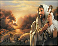 Набор алмазной жывописи ColorArt Икона Иисус добрый пастир 40х50см SP015