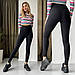 Жіночі лосини в рубчик із трикотажу Розміри: 42, 44, 46, 48, фото 2