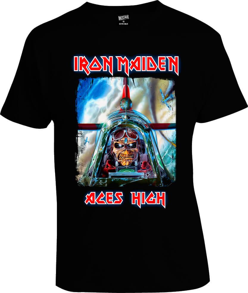 Футболка Iron Maiden Aces High Blask XXL
