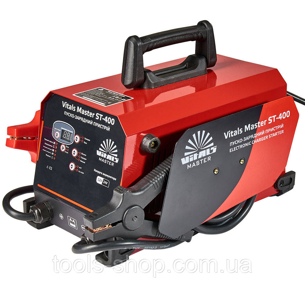 Інверторний пуско-зарядний пристрій Vitals Master ST-400 12/24 В, 20/40 А, до 400А/год., фото 1