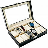 Скринька для наручних годинників 12 клітинок, фото 2