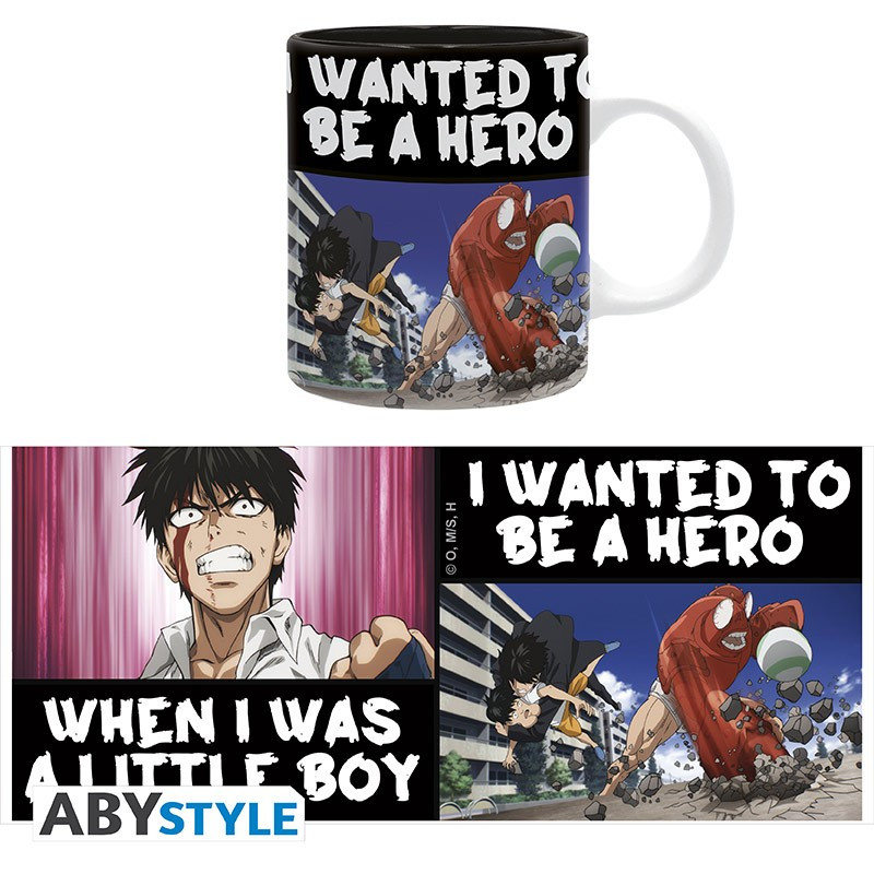 Чашка ONE PUNCH MAN Becoming a hero (Ванпанчмен) 320 мл, фото 1