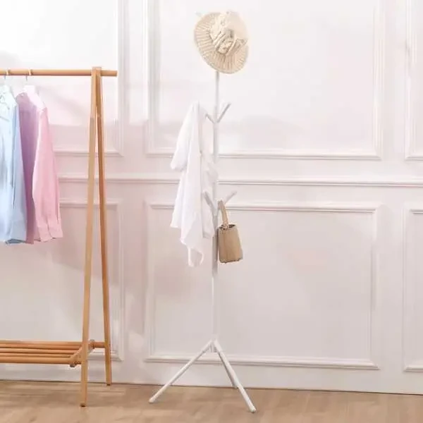 Вішалка підлогова біла