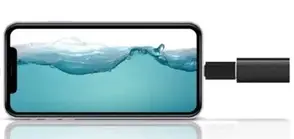Перехідник USB OTG-01 з телефона на флешку — Type-C чорний, фото 4
