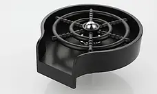 Ополіскувач для склянок чашок кухлів келихів ринзер колір чорний, фото 3