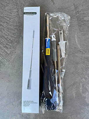 Швабра Household mop Family Helper з відтискачем для швидкого прибирання для миття підлоги та вікон із мікрофіброю, фото 2