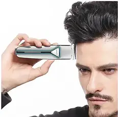 Професійна акумуляторна машинка тример для стриження волосся VGR V-008 3 знімні насадки, фото 4