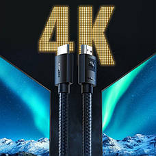 HDMI на HDMI кабель 3 метра для Монітора Проектора Телевізора Ноутбука Xbox PS5 4K UGREEN HD119, фото 3